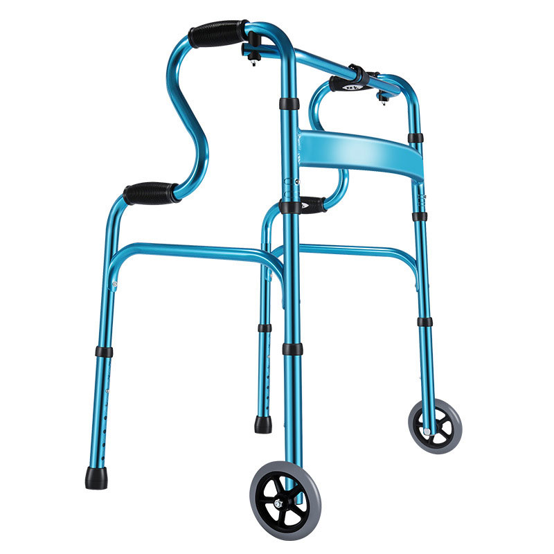 轻便折叠便携式移动助行器车轮老年残疾成人助行器