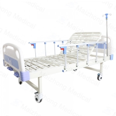 High Standard ABS Manual 2 Functions Two Double Cranks Manual Hospital Furniture Room Bed