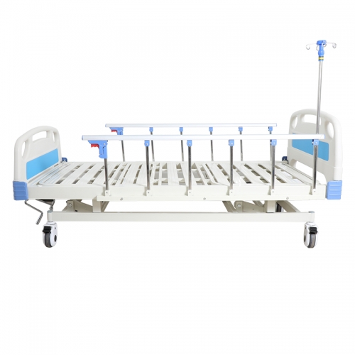 3 Cranks Multi Height Manual Hospital Bed For Patients