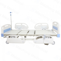 China Maizhong Factory 3 Function Adjustable Patient Icu Bed Stainless Steel Electric Medical Hospital Bed Price