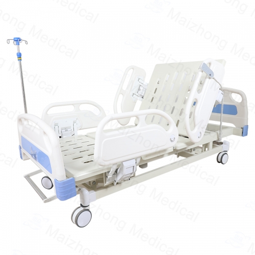 China Maizhong Factory 3 Function Adjustable Patient Icu Bed Stainless Steel Electric Medical Hospital Bed Price