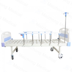 Ward Room Medical Care Equipment Nursing Bed 2 Cranks Disabled Manual Patient Multifunction Hospital Bed For Elderly