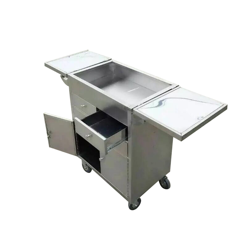 Stainless Steel Medical Cart/Hospital Instrument Trolley High Quality