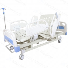 Full Electric 3 Function Central Brake System Hospital Patient Bed Price