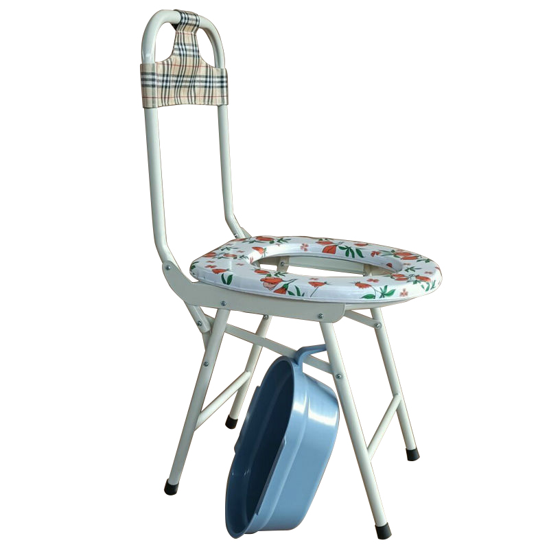 cheapest portable folding up chair commode toilet for Indian/Bangladesh