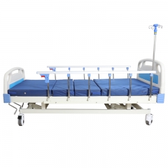 3 Cranks Multi Height Manual Hospital Bed For Patients