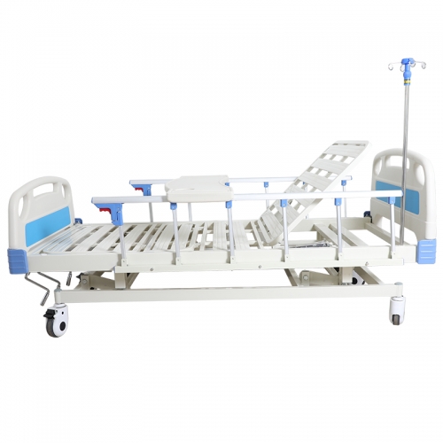 China Maizhong Factory Aluminum Alloy Side Rail 3 Function Foldable Patient Nursing Hospital Beds Price