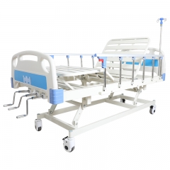 3 Cranks Multi Height Manual Hospital Bed For Patients