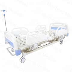 Full Electric 3 Function Central Brake System Hospital Patient Bed Price