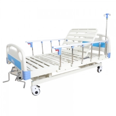 3 Cranks Multi Height Manual Hospital Bed For Patients