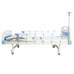 Medical Equipment Back Adjustable Multi Functional Manual Two Function Medical Bed 2 Crank Hospital Bed