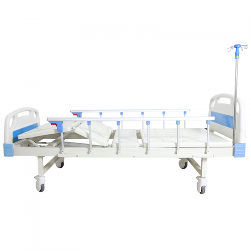 Medical Equipment Back Adjustable Multi Functional Manual Two Function Medical Bed 2 Crank Hospital Bed