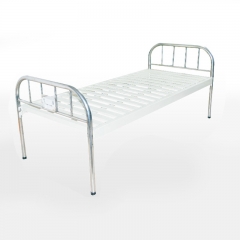 普通简易医院医用不锈钢床板平板护理床