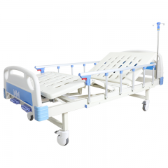 Medical Equipment Back Adjustable Multi Functional Manual Two Function Medical Bed 2 Crank Hospital Bed