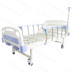 Medical Equipments Cheap Price 2 Cranks Reclining Adjustable Steel Hospital Bed