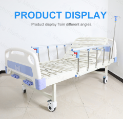 Medical Equipments Cheap Price 2 Cranks Reclining Adjustable Steel Hospital Bed