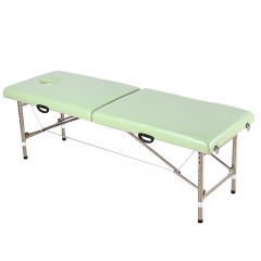 Spa Beauty Salon Furniture Esthetician Folding Facial Lash Bed Metal Portable Massage Table Tattoo Massage Bed With Stool Bag