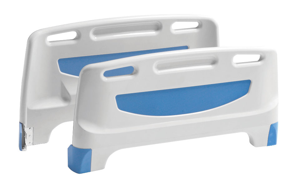 Economy Hospital Bed Wood Grain Headboard/Footboard