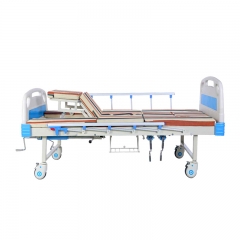 Newest Best Medical Electric and Manual Control Care Patient Bed With Infusion Stand and Toilet