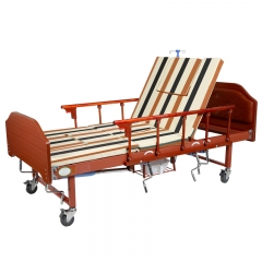 Manual Hospital Nursing Bed Medical Patient bed For Home Care