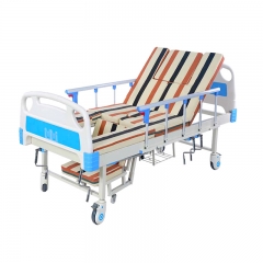 Newest Best Medical Electric and Manual Control Care Patient Bed With Infusion Stand and Toilet