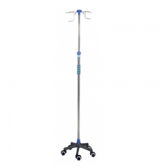 Medical Hanging IV Drip Stand/Hospital IV Pole For Infusion Tranfusion