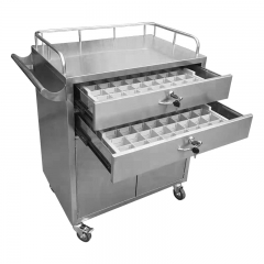 Factory direct selling stainless steel medical device cart Detachable medical cart Multifunctional medical cart