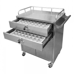 Factory direct selling stainless steel medical device cart Detachable medical cart Multifunctional medical cart