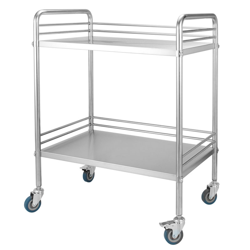 Stainless Steel Medical Trolley for Hospital Furniture Medical Delivery