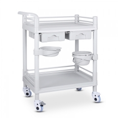 Stainless Steel Medical Cart/Hospital Instrument Trolley High Quality