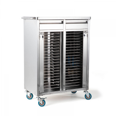 Stainless Steel Medical Cart/Hospital Instrument Trolley High Quality