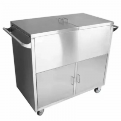 Stainless Steel Medical Cart/Hospital Instrument Trolley High Quality