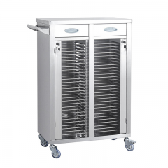 Stainless Steel Medical Cart/Hospital Instrument Trolley High Quality