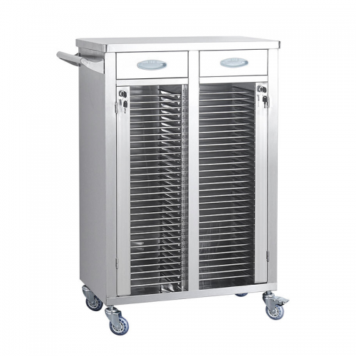 Stainless Steel Medical Cart/Hospital Instrument Trolley High Quality