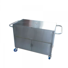 Stainless Steel Medical Cart/Hospital Instrument Trolley High Quality