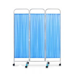 Hospital 3,4 ,5,6fold medical bed room divider/hospital bed partition/bed screen