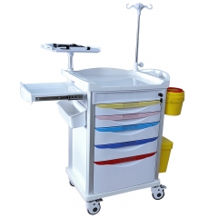 Ambulance Hydraulic or Manual Hospital Emergency Stretcher Medical Trolley for Patients