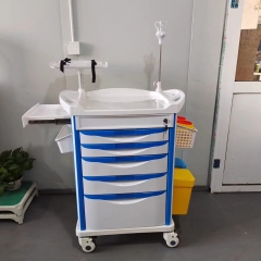 Medical equipment supplier hospital trolley emergency medical cart trolley with drawers trolley medical