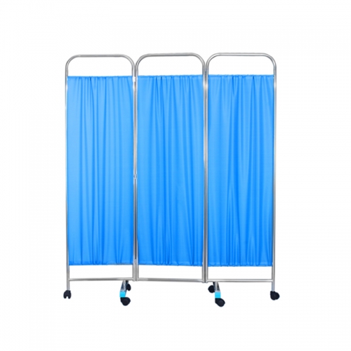 Hospital 3,4 ,5,6fold medical bed room divider/hospital bed partition/bed screen