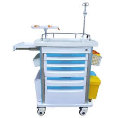 Hospital Emergency Trolley 9-Drawer Paediatrics Medical Cart