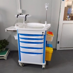 Medical equipment supplier hospital trolley emergency medical cart trolley with drawers trolley medical
