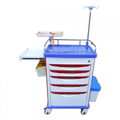 Multi-function ABS Plastic Hospital trolley Medical Medicine Emergency