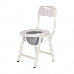 portable folding elderly disabled medical aluminum shower commode Caregiver Toilet chair with seat