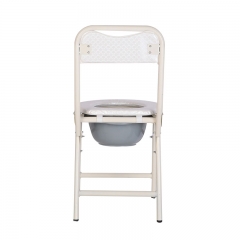 portable folding elderly disabled medical aluminum shower commode Caregiver Toilet chair with seat