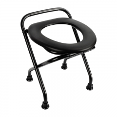 Toilet Chair Multifunctional folding stainless steel toilet chair with backrest wholesale