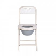 portable folding elderly disabled medical aluminum shower commode Caregiver Toilet chair with seat