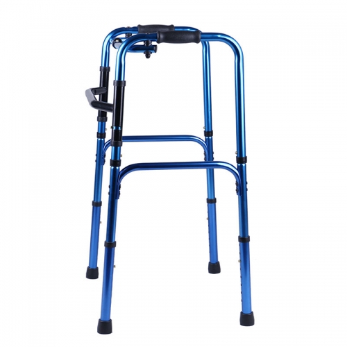 Junneng JN616L Hot Sales Durable Walking aid for elder Aluminum Foldable Height Adjustable Walker