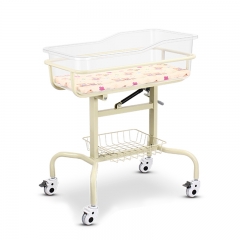 hospital mobile Stainless steel baby cot crib beds for new born