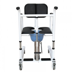 Medical Portable Electric Wheelchair Toilet Move Wheel Nursing Patient Transfer Lift Chair Commode for Elderly