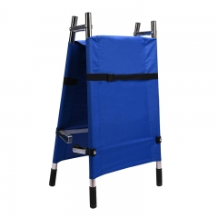 Portable And Folding Shovel Type Aluminum Alloy Basket Foldable Orange Patient Transfer Folding Camping Stretcher